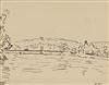 ALBERT MARQUET Three pen and ink drawings.